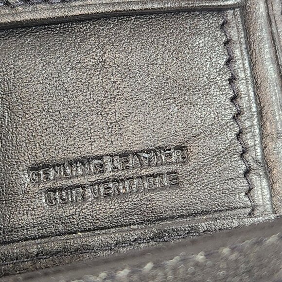 Vintage Leather Wallet Bundle Buxton Fina Brown & Black - Picture 12 of 16